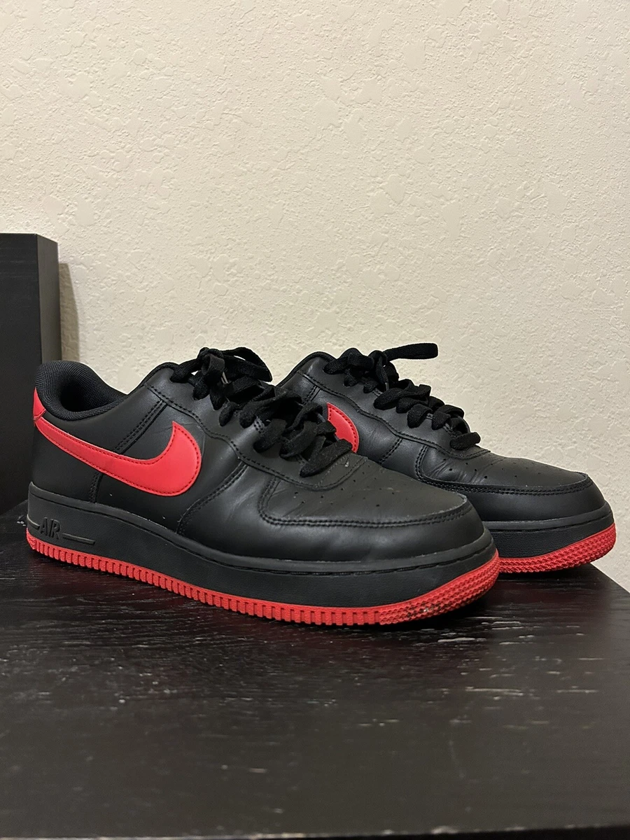 Nike Air Force 1 '07 'Bred' 10 University Red-Black