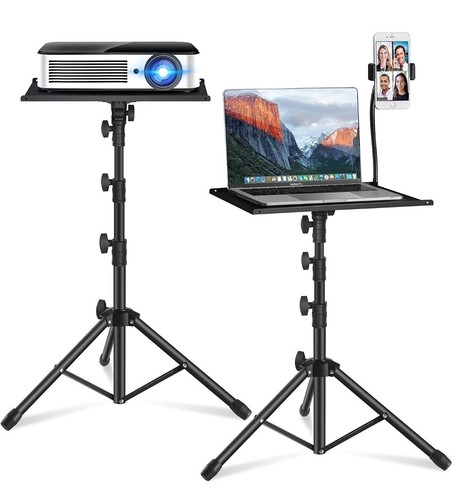 Projektorständer, Laptop Stativ Ständer höhenverstellbar 17,7 bis 47,2 Zoll mit...
