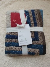 pottery barn Lassen Handcrafted Quilted Sham euro sham original $79.50 new