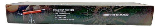 Tasco Beginner Telescope Microscope Specialty Combo Kit 49T 50x50mm 15" Tripod - Picture 3 of 4