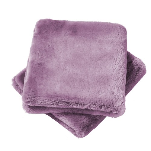2X Throw Decorative Throw Pillow Covers Luxury Soft Heavy Faux Fur Cushion Cases - Picture 81 of 206