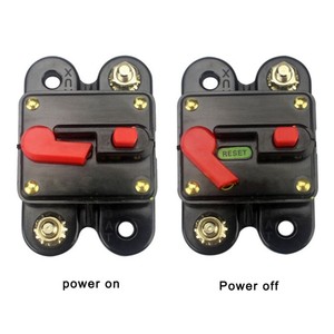 Car Audio 300Amp Circuit Breaker Manual Reset Fuse Holder Tool Switch Off cby