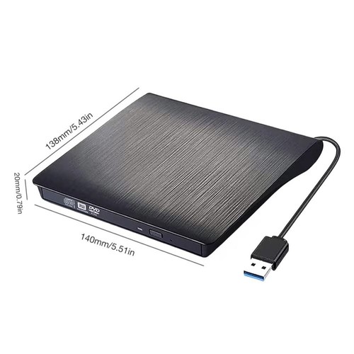 Dual Interface Type C Optical Drive Case USB 3.0 Optical Drives Case - Afbeelding 2 van 16