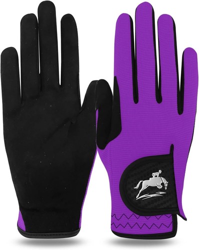 AU Ship Ladies Equestrian Horse Riding Gloves & Comfortable Grip for Outdoor - Picture 2 of 13