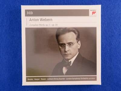 Anton Webern Complete Works Op.1-Op.31 3 CD Set - Brand New - Fast Postage !!