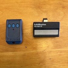 LiftMaster 971LM Single-Button Remote Control And Clicker 3 Button Remote.