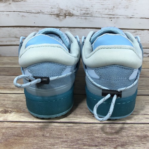 Adidas Forum Buckle x Bad Bunny Low Blue Tine Shoes Mens Size 7 Athletic*** - Picture 6 of 13