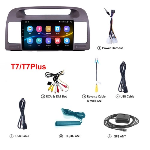 GPS Screen For Toyota Camry 5 XV 30 2000-2005 Android Car Radio Player Carplay - Picture 6 of 32
