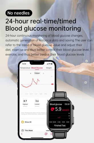 Fashion Smartwatch Women Men Bluetooth Fitness Tracker for iOS Android Phones - 第 9/18 張圖片