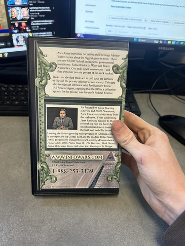 Alex Jones Comprehensive Annual Financial Reports Exposed Rare Hard To Find Vhs - Picture 3 of 4