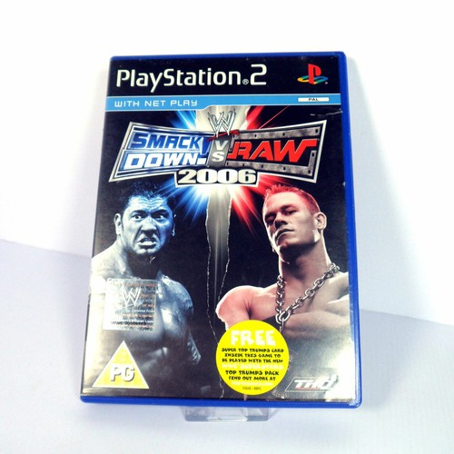WWE SmackDown! Vs Raw 2006 & RARE History of Wrestlemania DVD (PS2) *Near Mint* - Picture 3 of 4