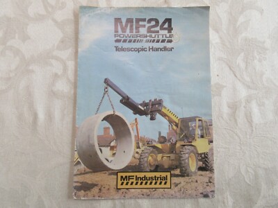Massey Ferguson MF24 Telescopic Handler Brochure 6 Page 1985 | eBay
