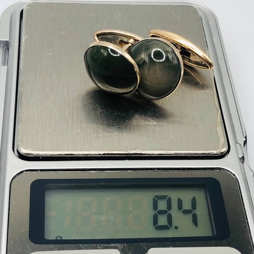 Vintage Gilding soviet era cufflinks 875 silver ussr 1970s - Bild 10 von 10