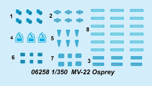 Osprey Trompeter 06258 1/350 MV-22 - Imagen 2 de 3