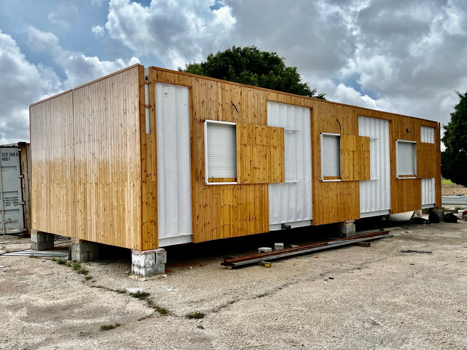 casa contenedor prefabricada de obra nueva lista para entregar