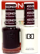 DND Daisy Gel Polish Soak Off 0.5fl.oz LED/UV Duo DND455- Plum Passion