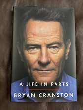 BRYAN CRANSTON SIGNED A LIFE IN PARTS BOOK ACTOR BREAKING BAD WALTER WHITE BAS