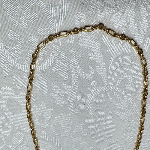 Vintage Napier Gold Tone Paperclip Chain Link Necklace 24 in Excellent - Picture 5 of 9