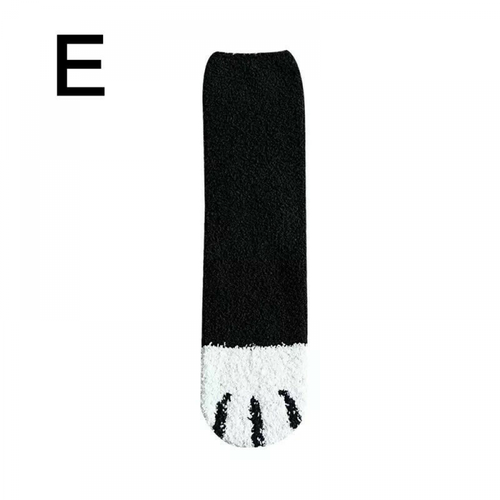 Cute Floor Sleep Socks Plush Cat Claws Coral Fleece Socks Warm Soft Winter Socks - Picture 11 of 18