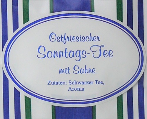 Ostfriesischer Sonntags-Tee mit Sahne 100g Ostfriesische Mischung Ostfriesentee - Bild 2 von 2