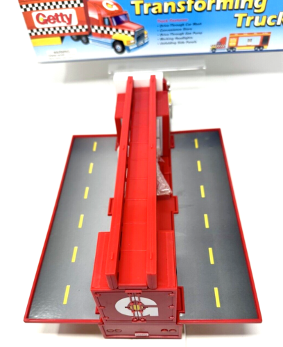 NEW IN BOX GETTY GASOLINE TOY TRANSFORMING TRUCK 2000 7TH IN A SERIES - Picture 4 of 21