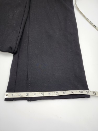 Beta Marke elegante Business bequeme dehnbare Hose schwarz Schlitz vorne weites Bein XL - Bild 5 von 6