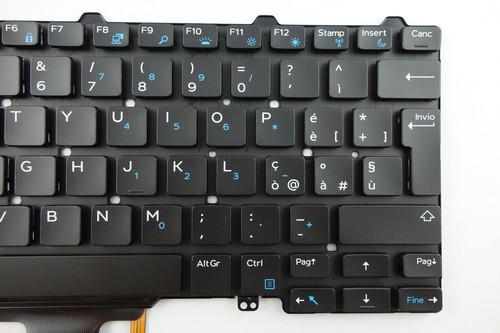NEW Genuine ITALIAN Keyboard BACKLIT Dell Latitude 7275 E5270 / PY6G9 NSK-LYABC - Zdjęcie 4 z 12