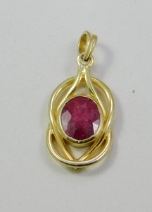 Natural-Gemstone-Ruby-Pendant-Gold-Plated-925-Sterling-Silver-Jewelry-MP2478