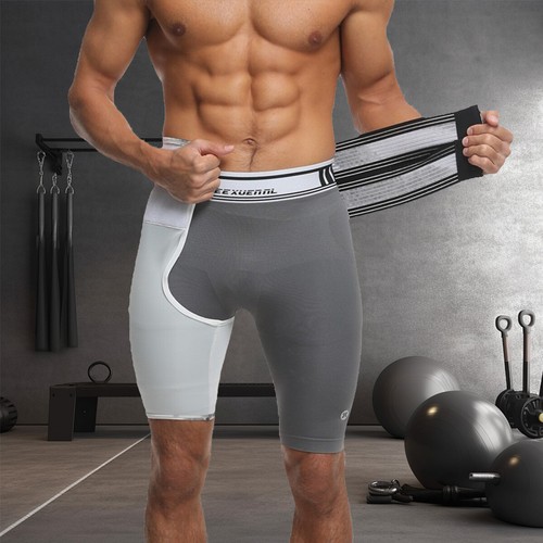 Hip Brace Compression Groin Support Wrap for Sciatica Pain Relief Thigh Recovery - Picture 3 of 8