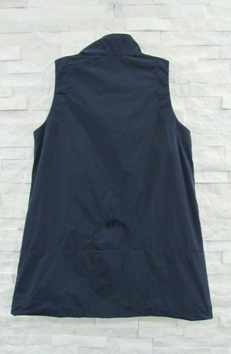 NEU Sun Kim Comfy USA Navy Blau Taupe Wasserabweisend Oversized Long Weste XS - Bild 5 von 6