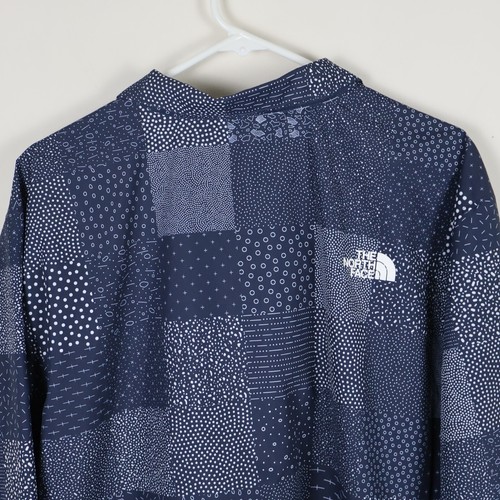 North Face Windbreaker Mens XXL Navy Blue Windwall Snap Front Lightweight - Picture 8 of 16