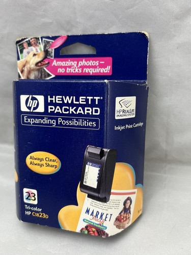 Hewlett Packard Original HP P 23 Tri Color C1823D Tintenpatrone Neu EXP Nov 2001 - Bild 2 von 7