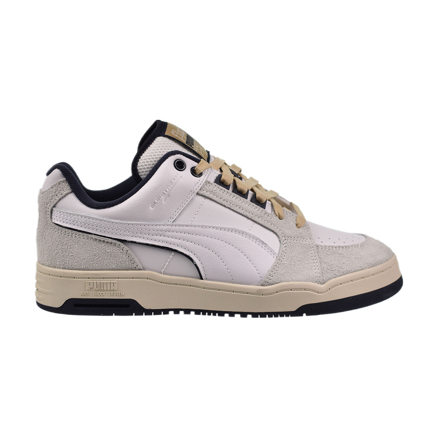 Мужская обувь Puma Slipstream Lo Service Line белая 393135-01