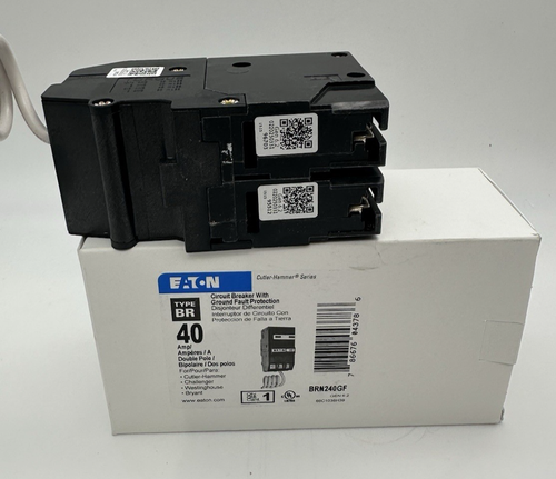 Eaton BRN240GF 40A 2-Pole GFCI Circuit Breaker Type BR GFCB240 Cutler-Hammer NEW - Picture 6 of 12