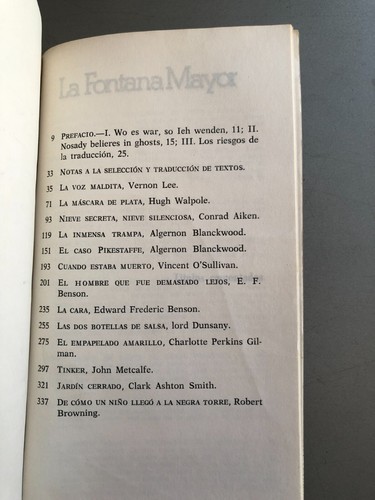 Leopoldo Maria Panero - Vision de la literatura de Terror Anglo-Americana - Picture 3 of 4