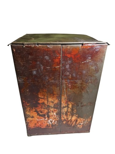 Antique Tin Erie Pa Lake City Coffee And Spice Mills C.A. Curtze Early 10 X 7 - Picture 3 of 6