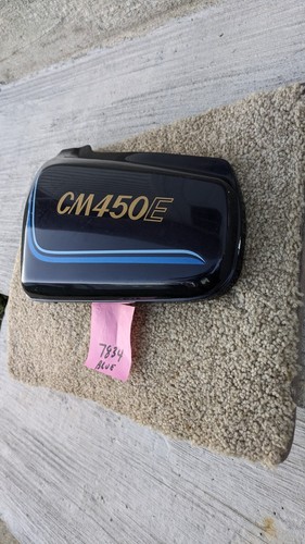 Honda CM450E Candy Imperial Blue Left sidecover 83740-447A 7834 - Picture 5 of 7