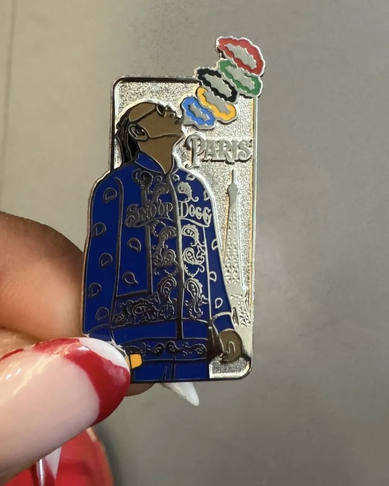 Snoop Dogg SND Enamel Pins 2024 Olympic Paris Same Popular athlete