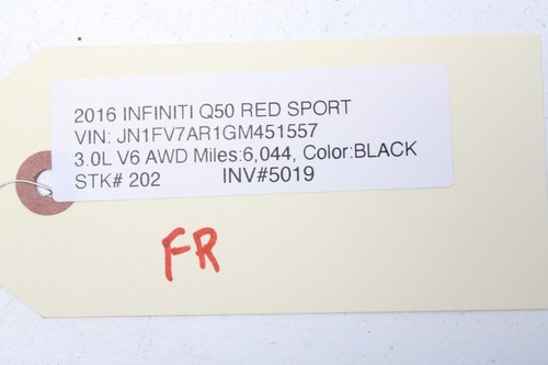 2016-2018 INFINITI Q50 FRONT RIGHT SIDE DOOR WIRE WIRING HARNESS CABLE OEM - Picture 12 of 12