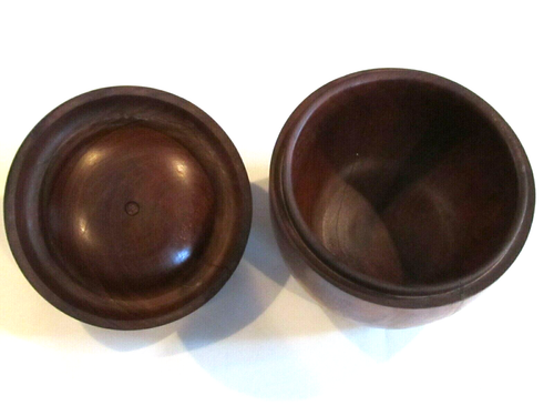 Vintage Scandinavian Teak Wood Apple Canister - Picture 4 of 9