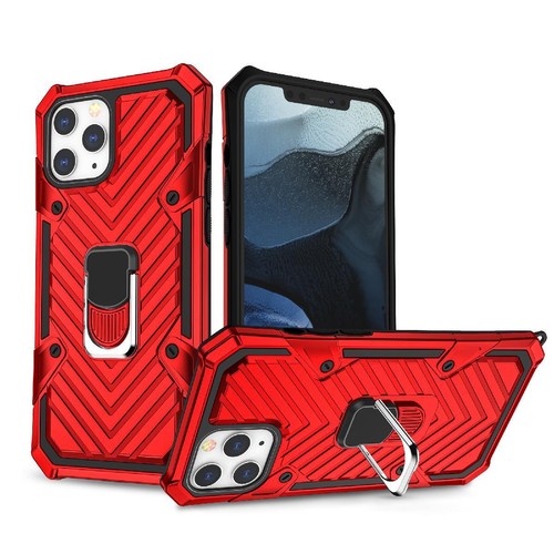 Reiko iPhone 12 Mini Kickstand Anti-Shock & Anti Falling Case in Rot - Bild 1 von 4