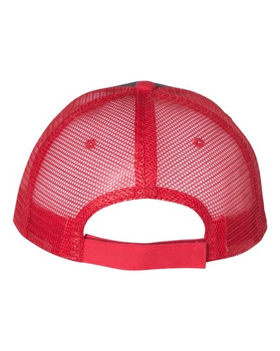 Low Profile Trucker Cap - Jeep - Charcoal/Red/Firecracker/Deep Cherry/Lobster - Picture 4 of 4