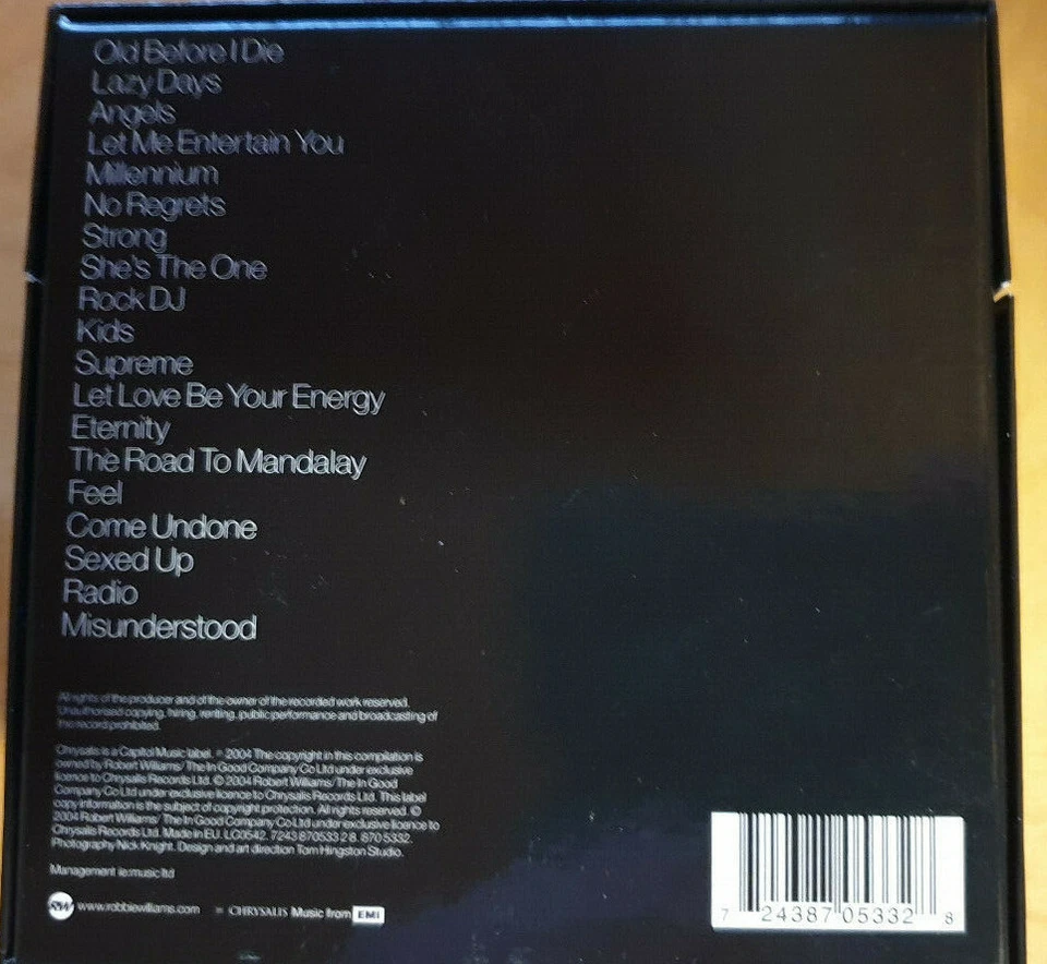 ROBBIE WILLIAMS - Greatest Hits # 19 CD BOX + CD Greatest Hits # 20 CDs - Bild 3 von 4