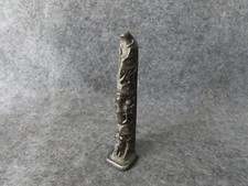 Vintage 10cm Pewter Model of a Totem Pole by Boma, Native American Indian
