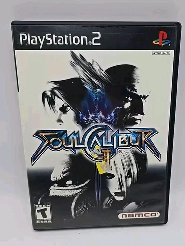 Soul Calibur II PS2 PlayStation 2 Black Label with Manual Preowned 