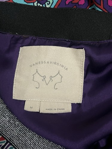 Anthropologie Vanessa Virginia Geometric Boho Maxi Skirt Women’s M MSRP $178 - Picture 4 of 6
