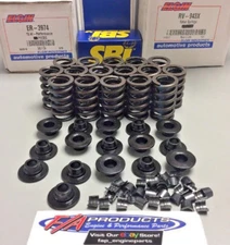 Small Block Chevy Z-28 Hi Perf Valve Spring Kit With Steel Retainers And Locks