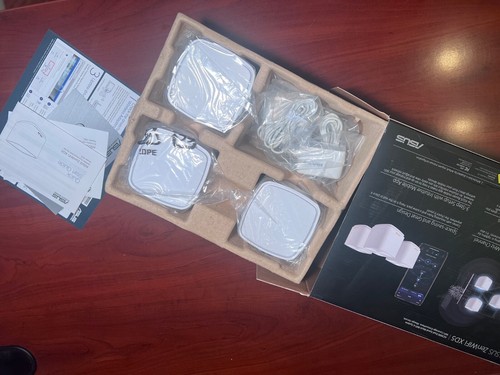 ASUS ZenWiFi AX Mini Wi-Fi Hotspot Modem, White - 3 Pack