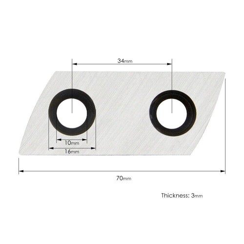 2X Garden Shredder Chipper Blades Cutter + Screws Set For MH 2400 For GC-KS 2540 - Picture 5 of 9