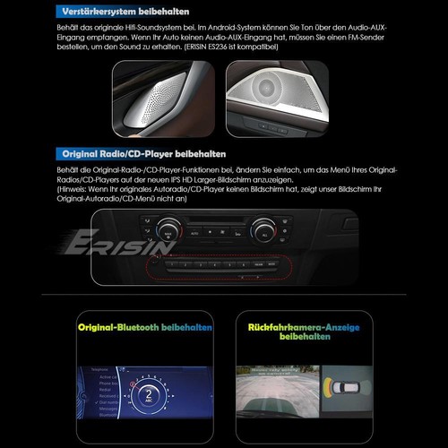 8.8" DSP Android 13 GPS Autoradio 4G BMW 3er E90 E91 E92 5er 6er E60 E61 E63 E64 - Bild 8 von 24